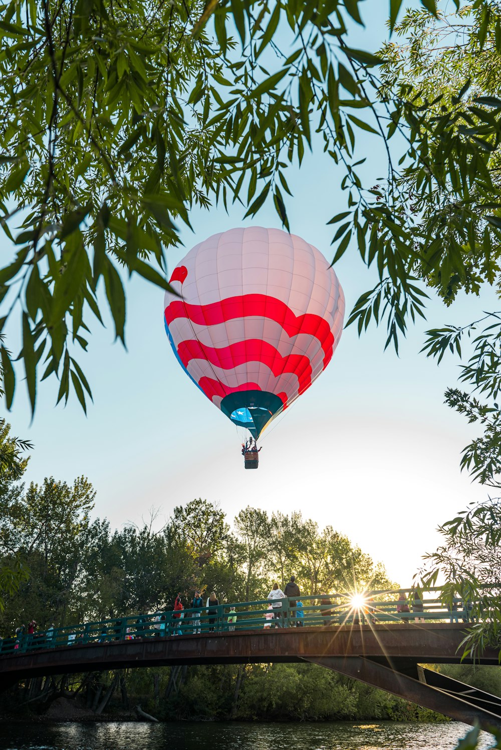 a large balloon in the sky