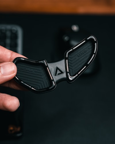 Close-up of derila ergo teste product highlighting ergonomic design details