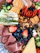 A close-up of a luxurious charcuterie board with an artful mix of cheeses, cured meats, fresh fruits, and nuts on a wooden platter.