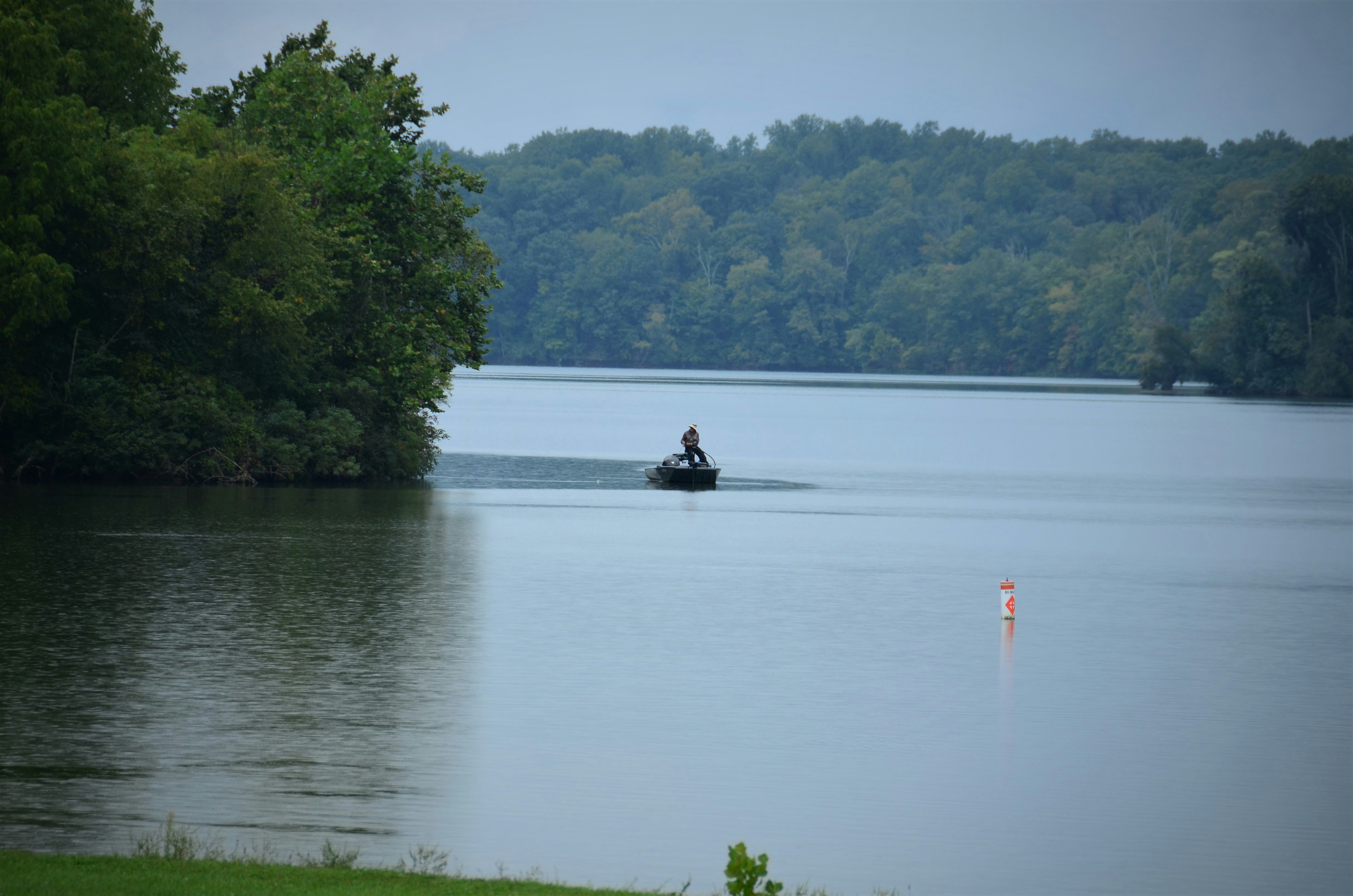 Early Morning Fisherman at the lake.