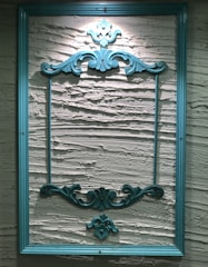 An elegant wooden frame showcasing a family photo.