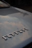 a close up of the name of a car