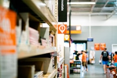 a store filled with lots of shelves filled with items