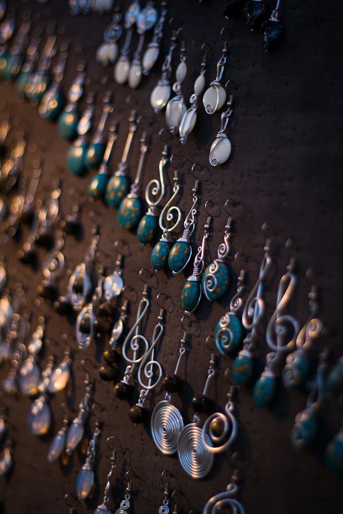 Geometric Silver Earrings