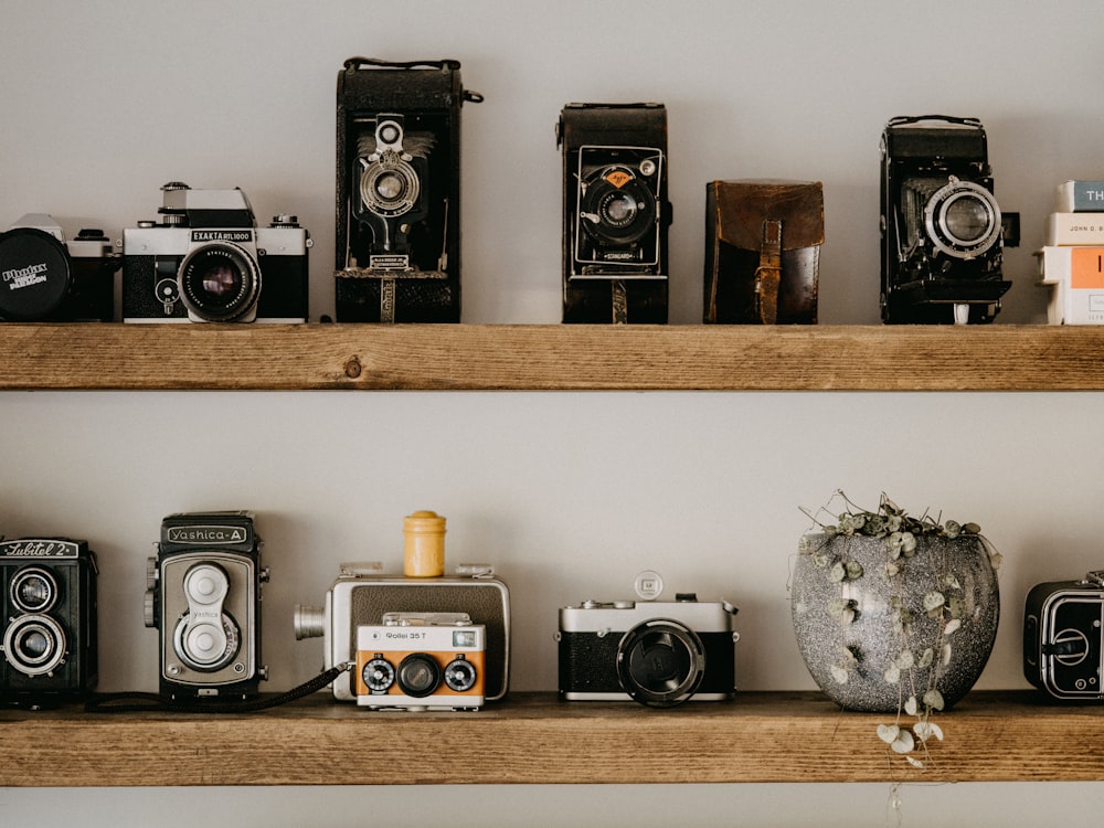 a bunch of items that are on display