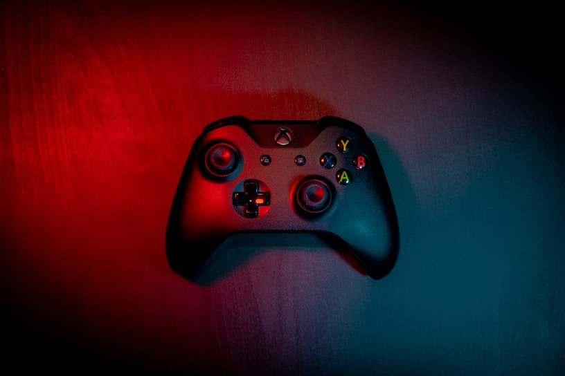a close up of a controller on a wall