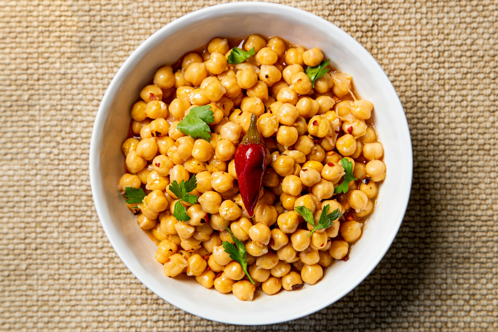 Spicy Chicpea side dish