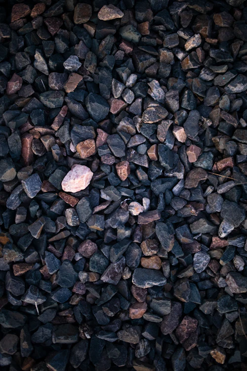 Iron ore rock