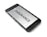 A smartphone with a severely cracked screen displays the word 'INSURANCE' on its screen. The device is black and appears to be placed on a white surface.