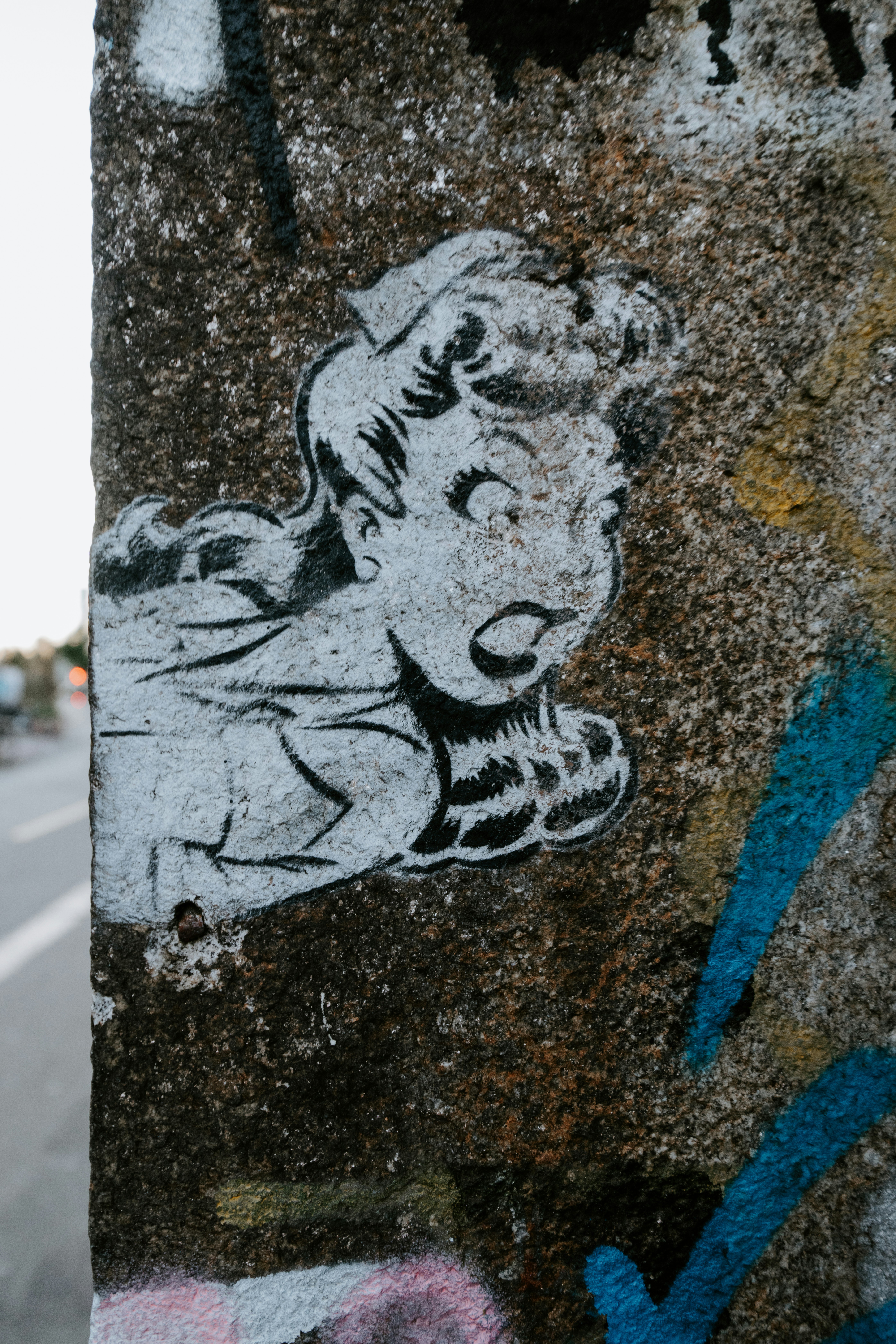 Pin Up Girl Graffiti Stencil