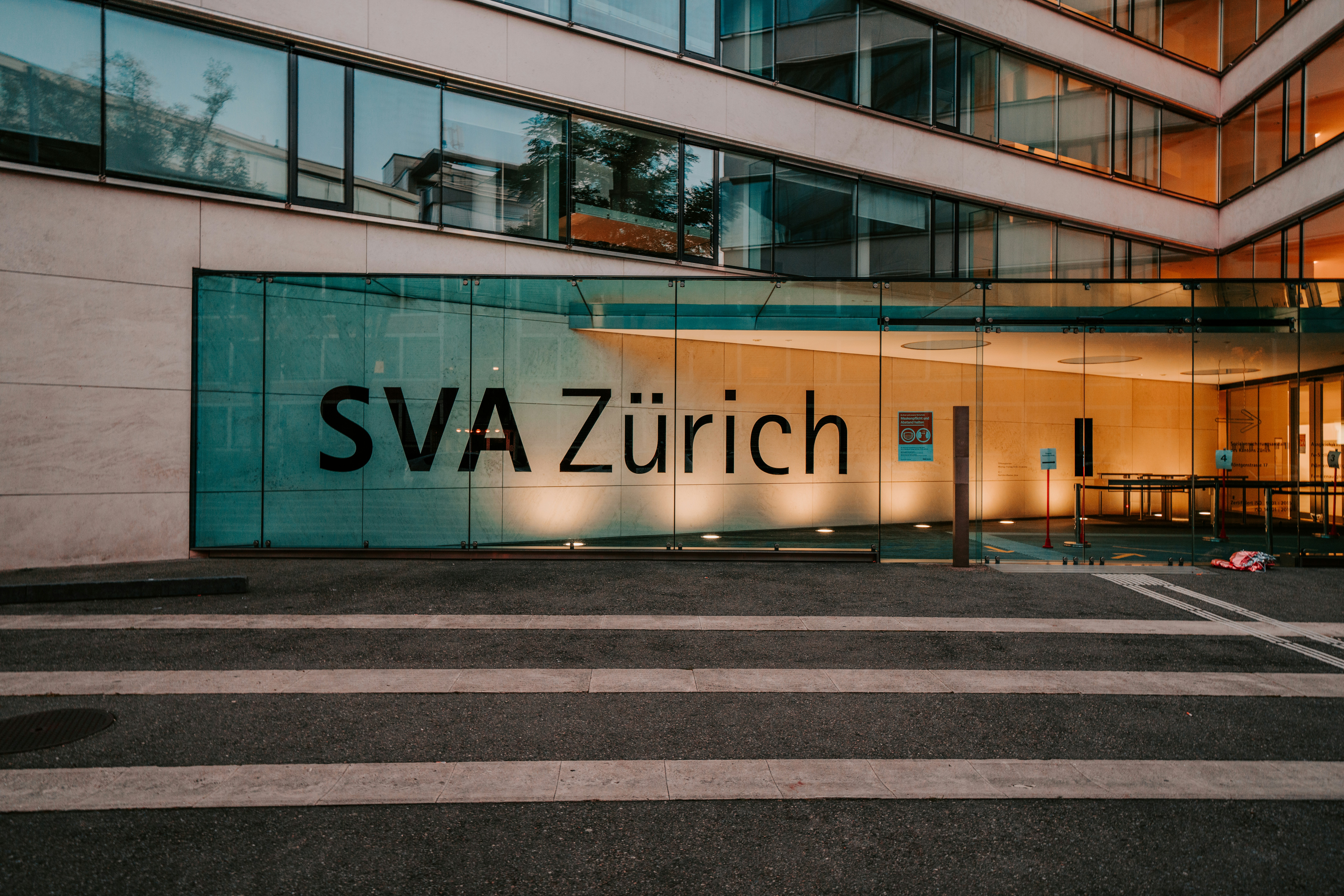 Modern office building in Zurich