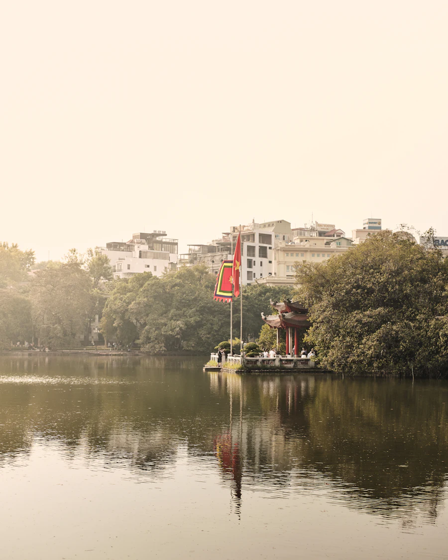 Hồ Hoàn Kiếm, Hà Nội lúc bình minh