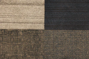 a close up of a rug with different colors