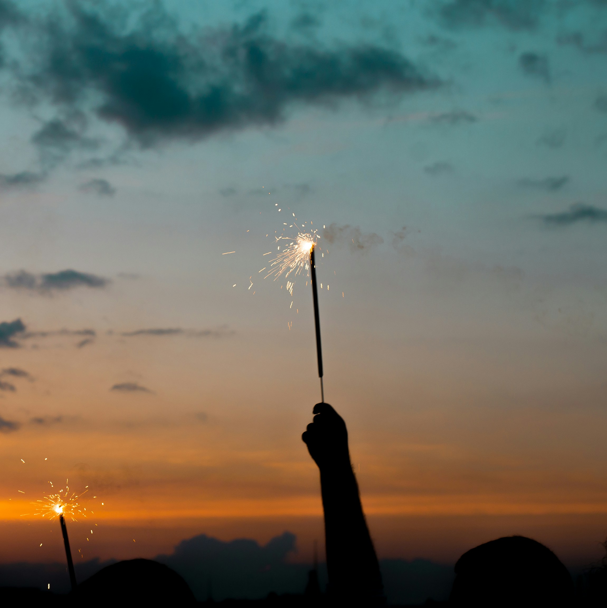 String-lit evening celebration on a vineyard patio