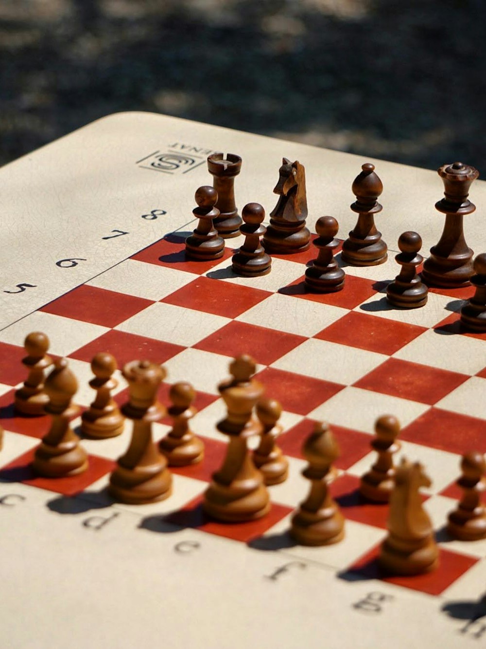 A close up of a chess board with the sun in the background photo – Free  Australia Image on Unsplash