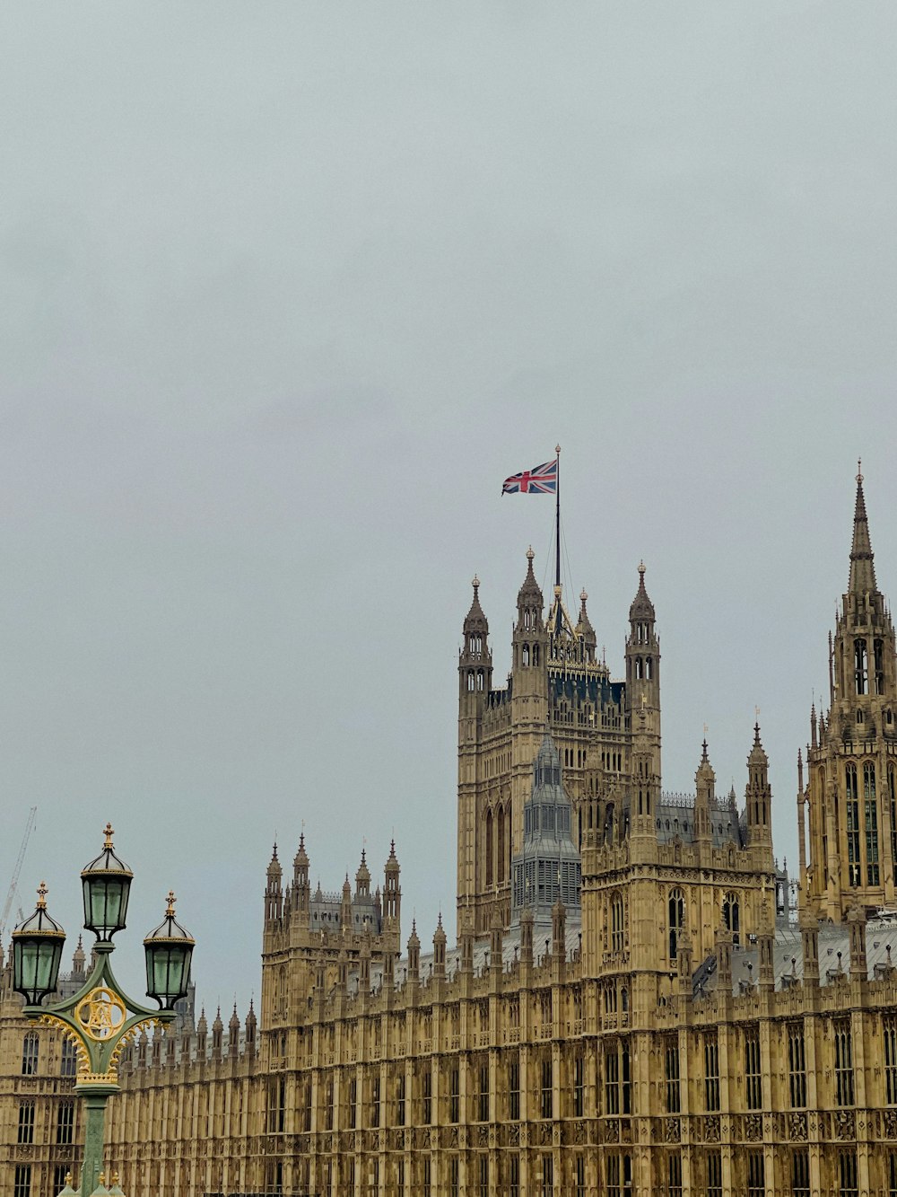 the big ben clock tower towering over the city of london