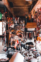 a room filled with lots of different types of items