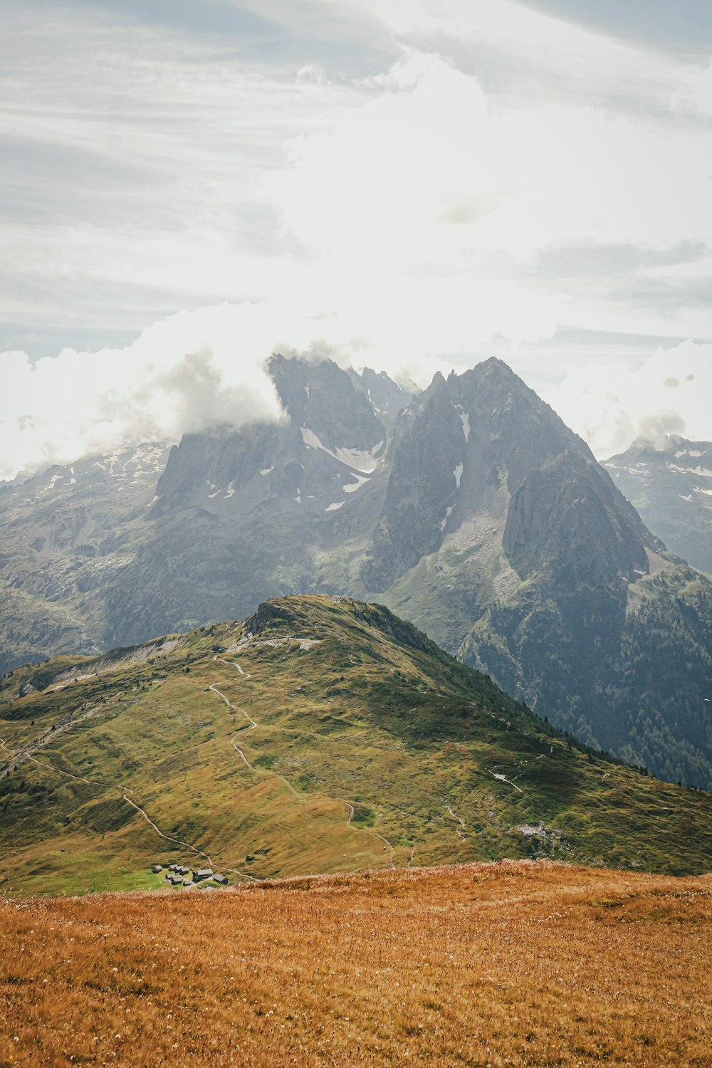 a couple of mountains that are next to each other