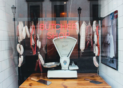 Butcher counter