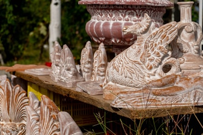 A collection of decorative sculptures perfect for any season.
