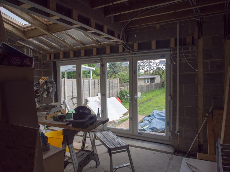 Home addition framing