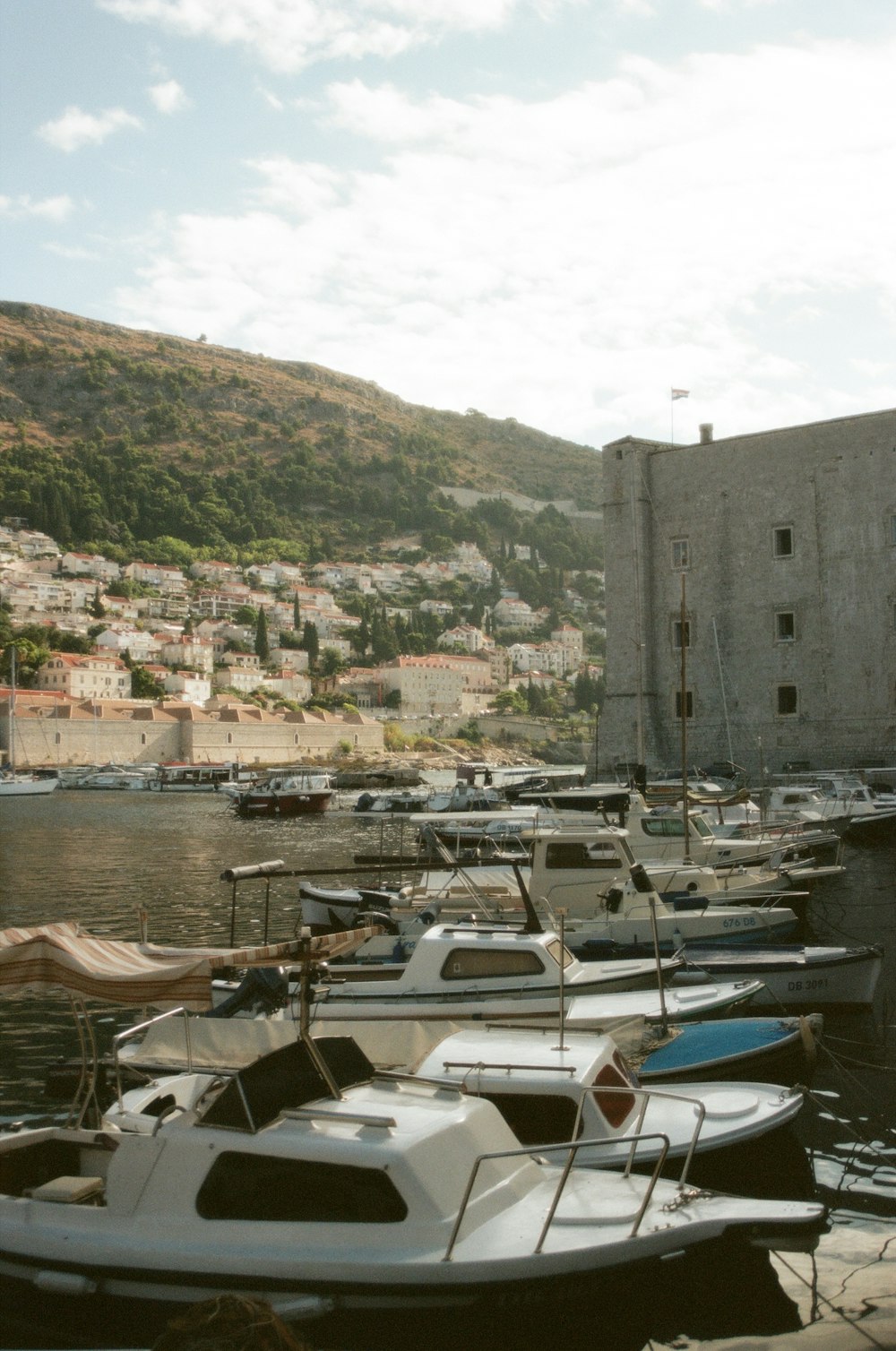 a bunch of boats that are sitting in the water