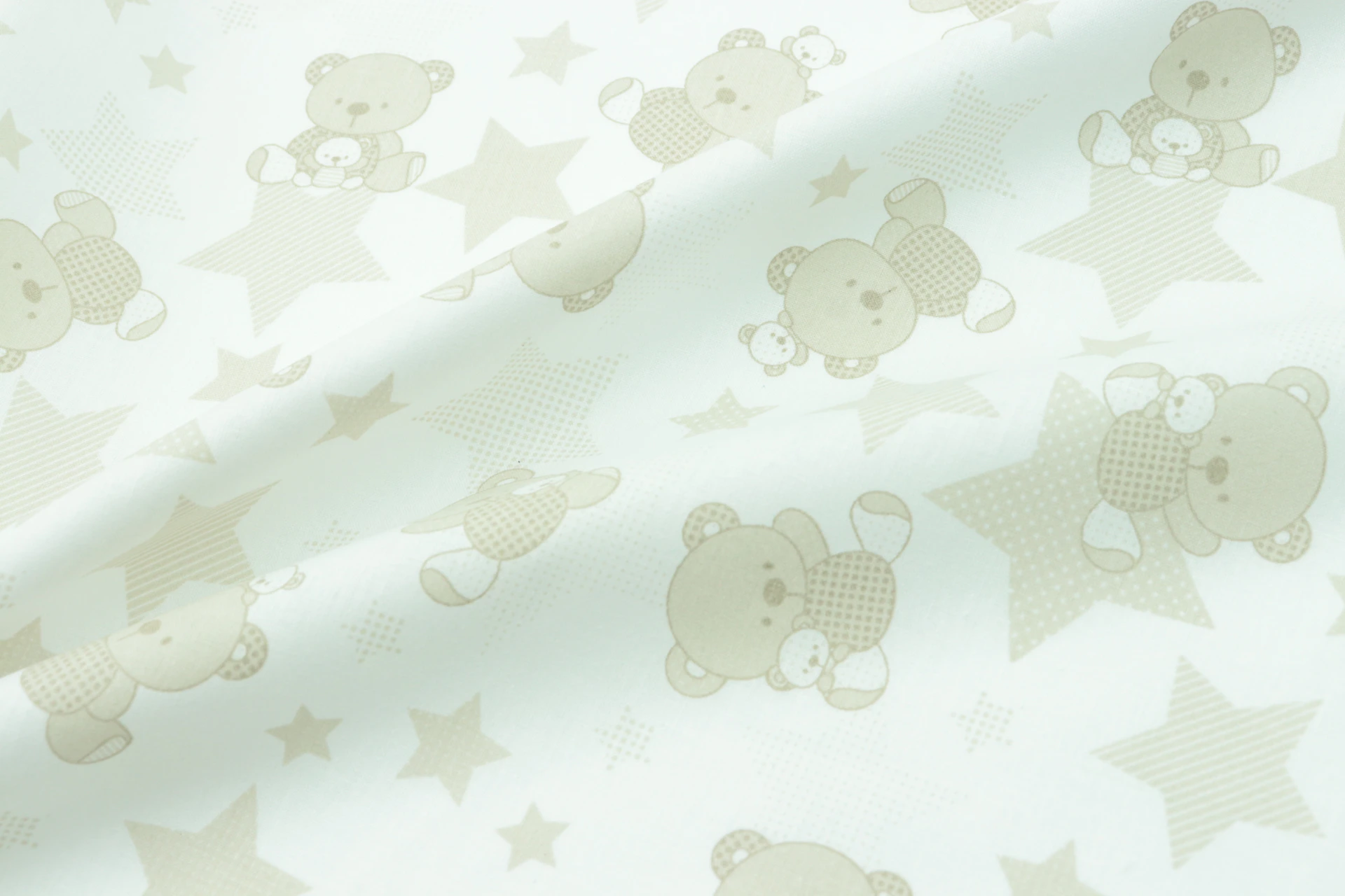 a teddy bear pattern on a white background