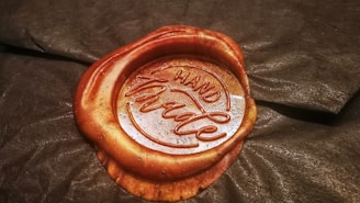 a hot dog bun sitting on top of a table