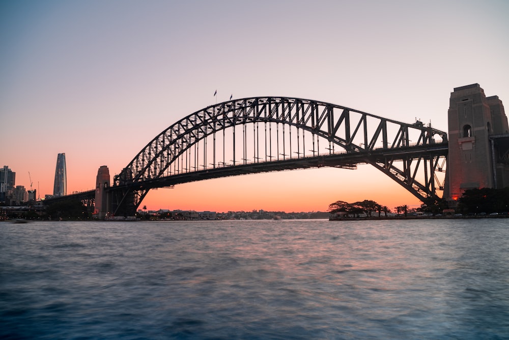 a large bridge over a body of water