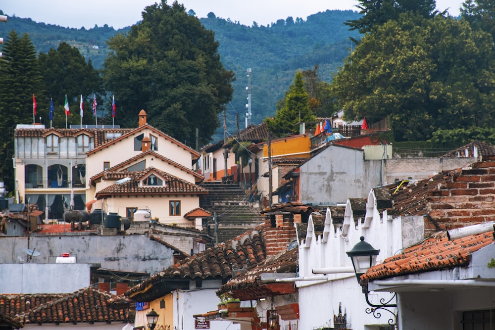 a view of a city with a lot of buildings