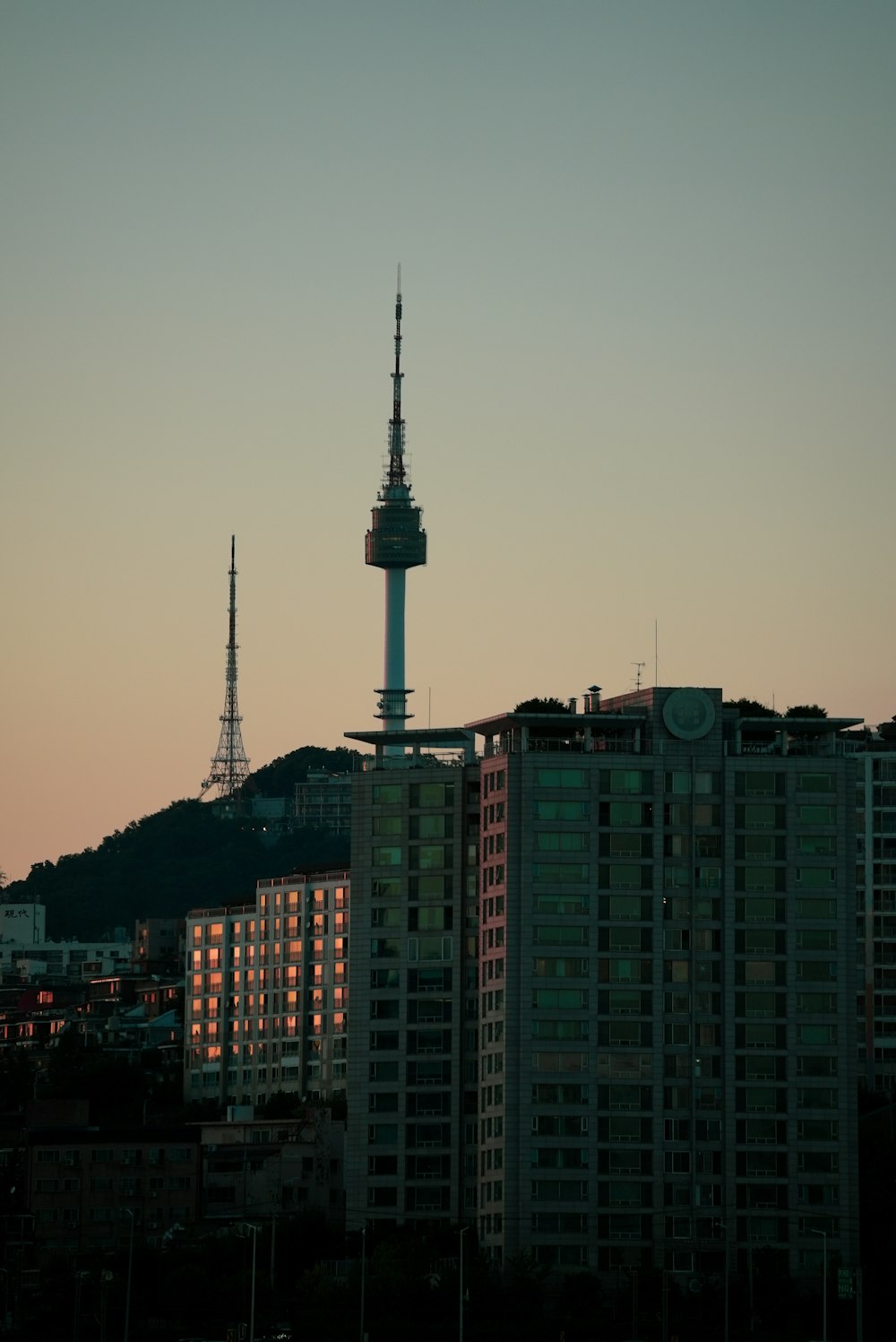 a very tall building with a tower on top of it