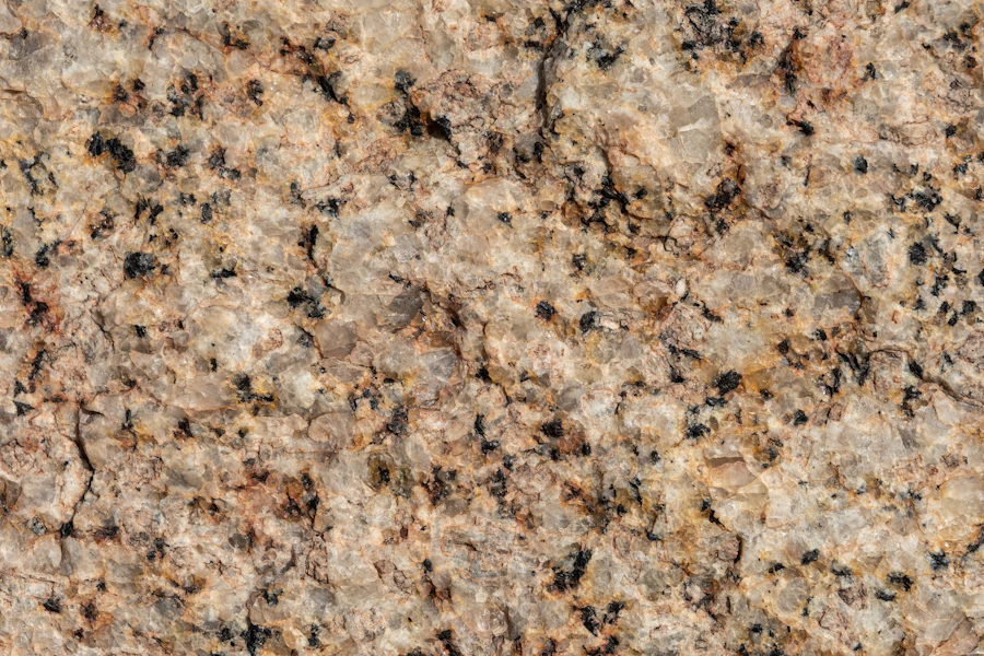 Granite stone surface close up