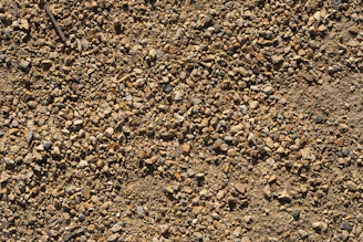 Close-up of gravel areas with clean, well-drained surfaces preventing weed growth.