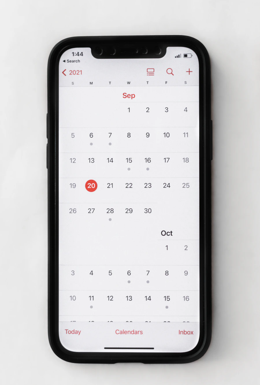 Calendar app scheduling