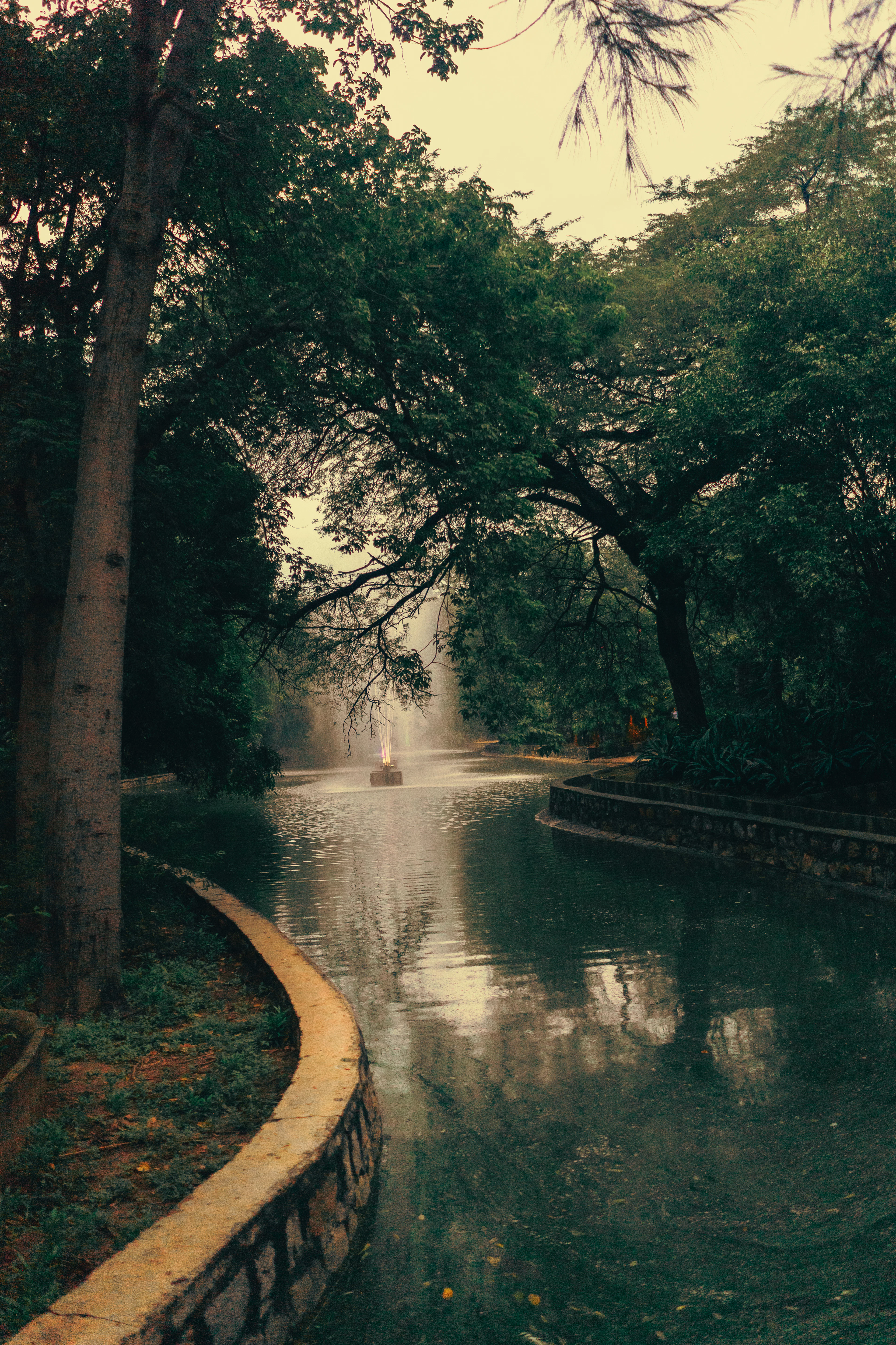 Green space and water in Delhi