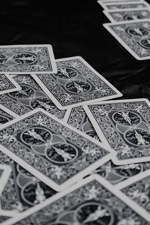 Weiß Schwarz trading cards collection, dark moody background