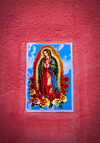 Vibrant Christian-themed digital artwork glowing with warm hues