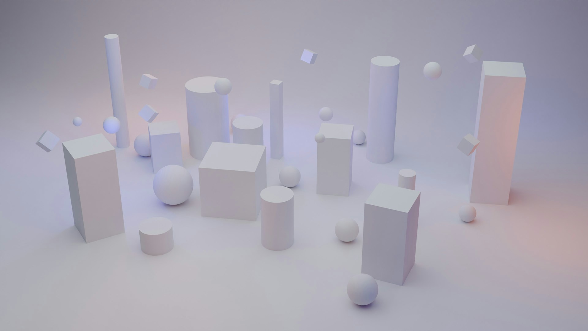 a bunch of different shapes and sizes of objects