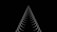 A visually striking image showcasing a series of black circular rings aligned symmetrically, converging towards a distant vanishing point against a solid black background.