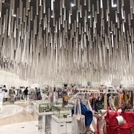 A shop interior showcasing multiple holders and fittings in use.