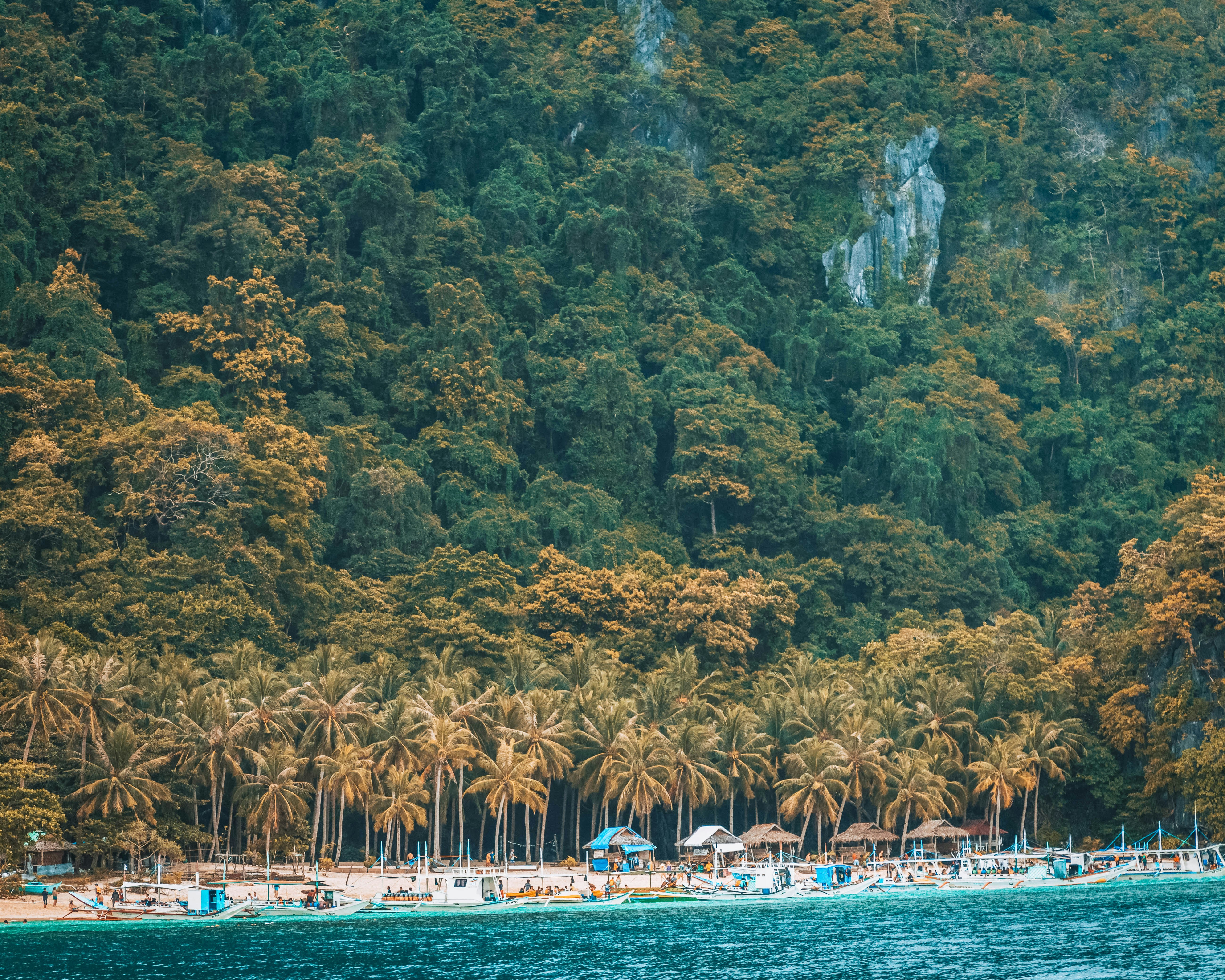 Palawan, Philippines - One of the islands in El Nido, Palawan as part of the island hopping tour.
