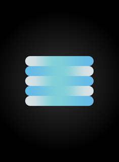 a black background with a light blue icon