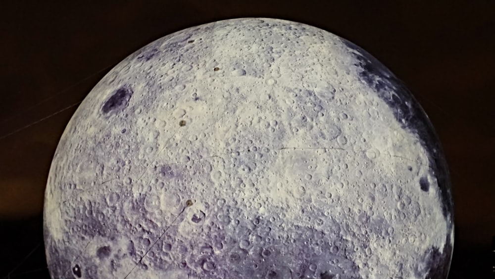 an image of the moon taken from space