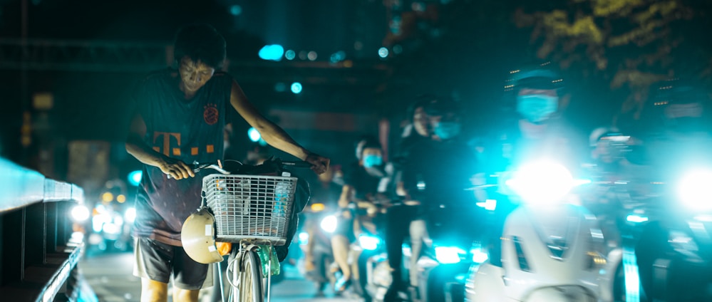 A vibrant image of a motorcycle taxi in Dakar, showcasing the bustling city life.