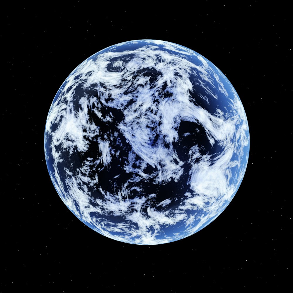 a picture of the earth taken from space