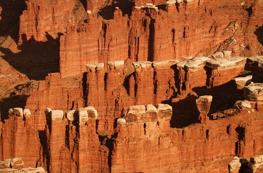 a large group of rock formations in the desert