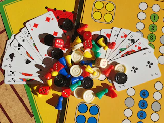 a close up of a bunch of buttons on a table