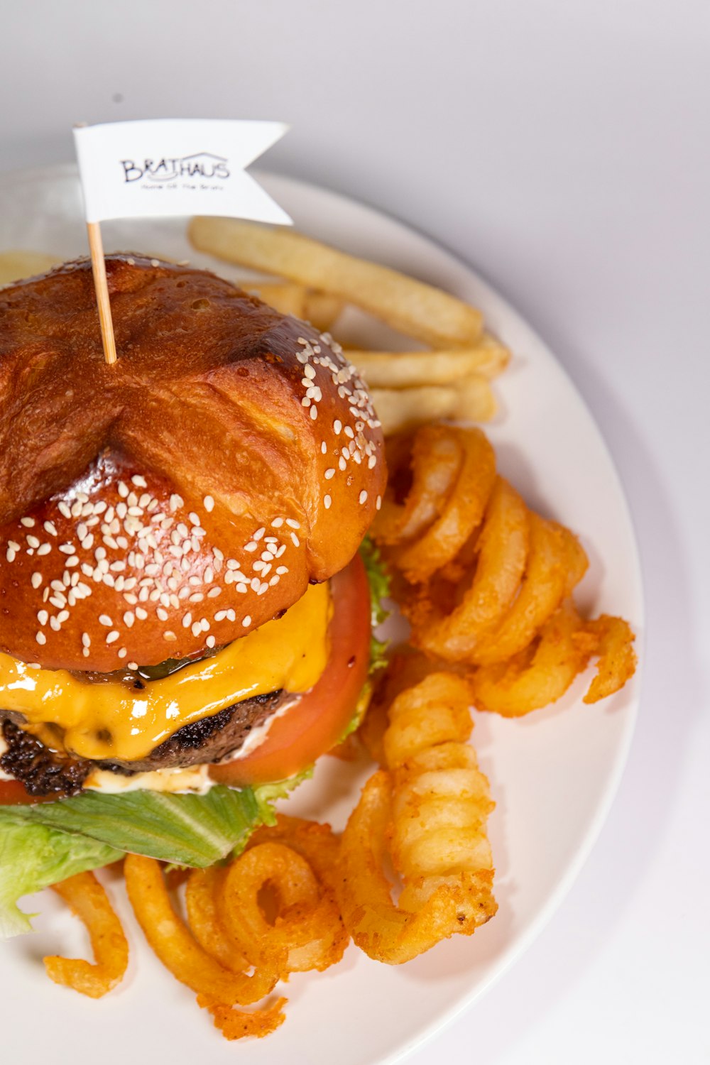 a sandwich and fries on a plate