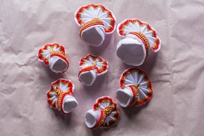 A close-up of decorative elements available for rent.