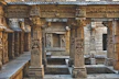 a stone structure with carvings on the sides of it